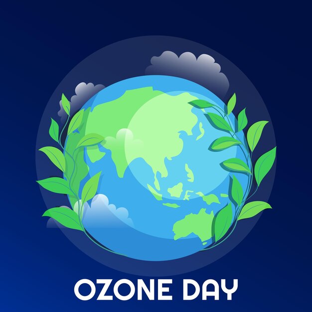 Vector world ozone day vector illustration for poster banner design