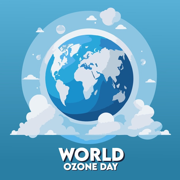 world ozone day with earth