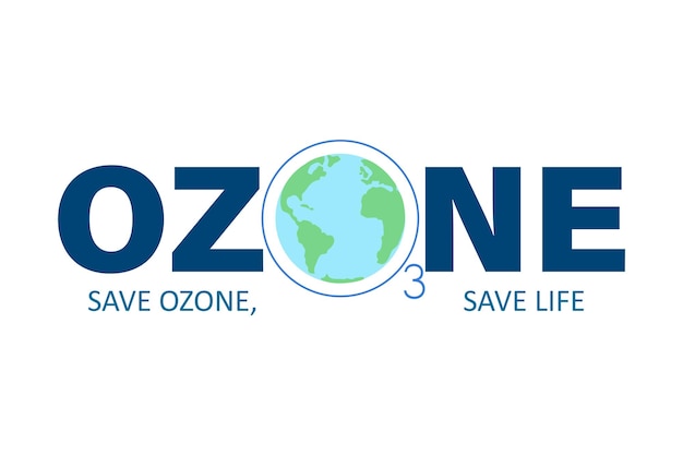 Vector world ozone layer protection day is september 16 vector illustration