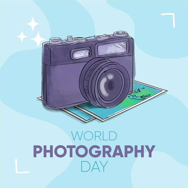 World photography day camera and maps