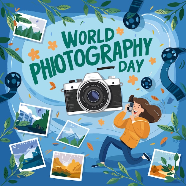 world photography day illustration