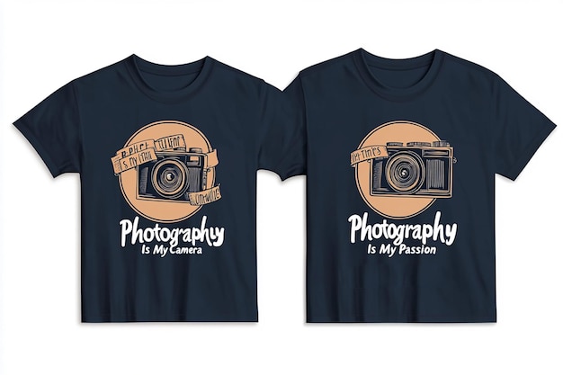 Vector world photography day photography is my passion unique design tshirt vector illustration design