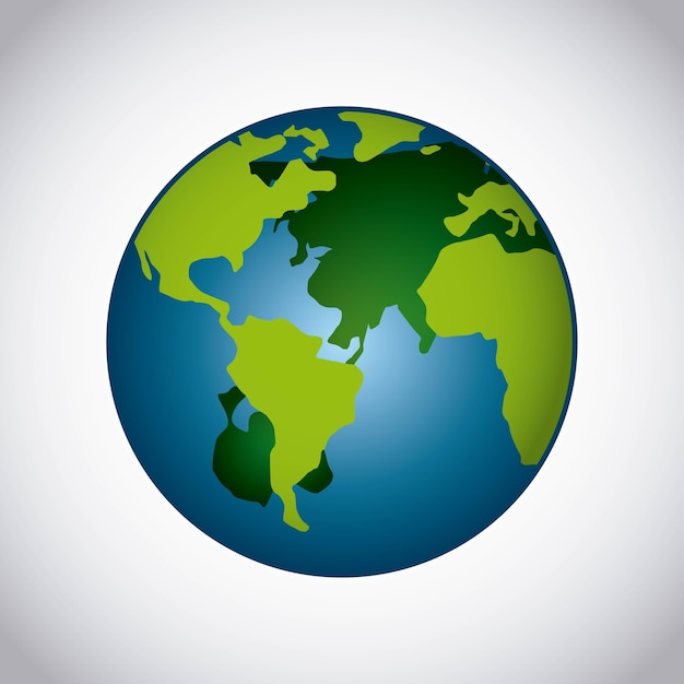 world planet earth icon