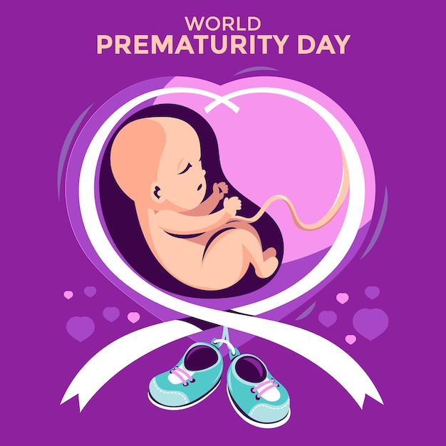 World Primaturity Day Concept Illustration