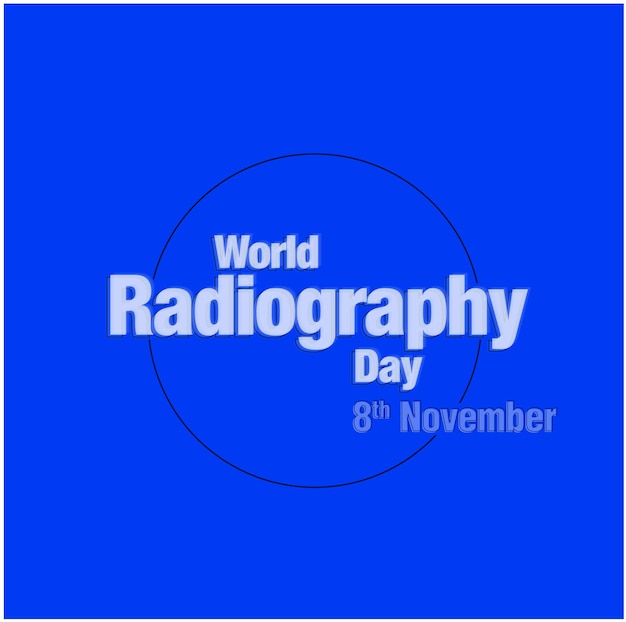 World Radiography Day typography unit