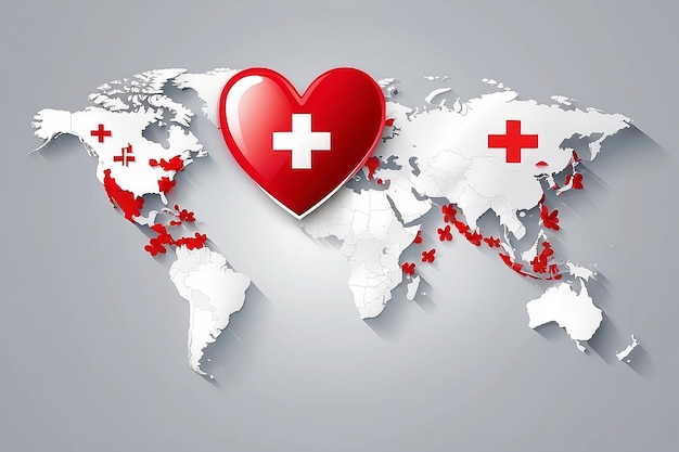 World red cross day concept vector illustration 8th may red cross health concept with vector elements