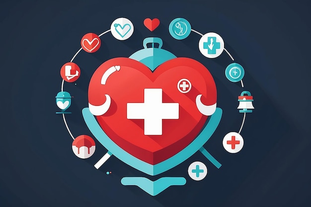 World Red Cross Day on May 8 Illustration to Medical Health and Providing Blood In Hand Drawn for Web Banner or Landing Page Templates