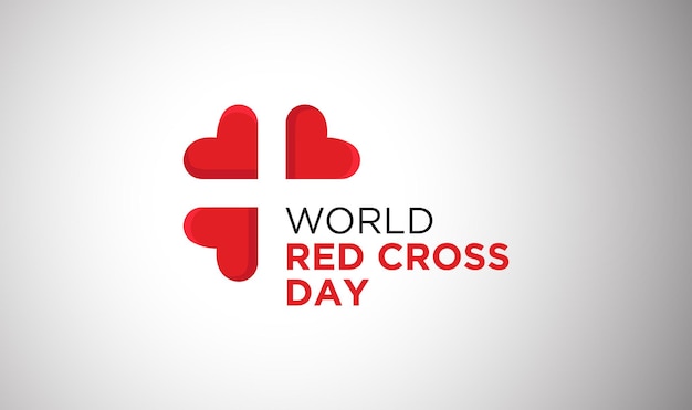 Vector world red cross day vector design illustration suitable for greeting card poster and banner