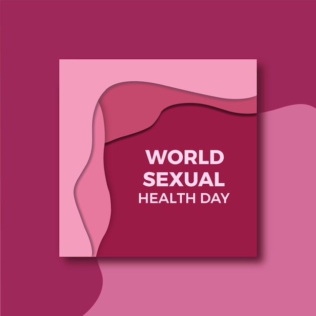 World sexual health day celebration social media post