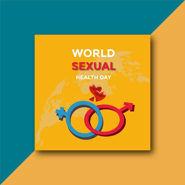 World sexual health day celebration social media post