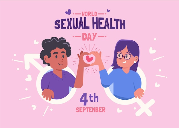 World sexual health day illustration