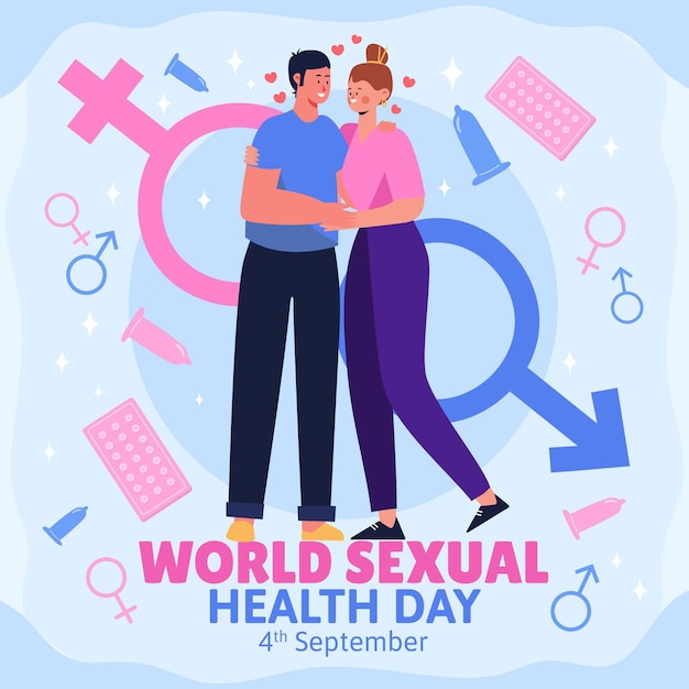 World sexual health day illustration