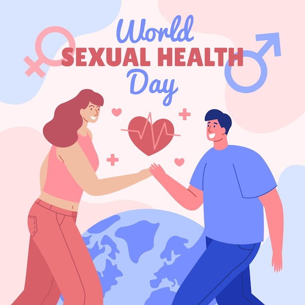 World sexual health day illustration