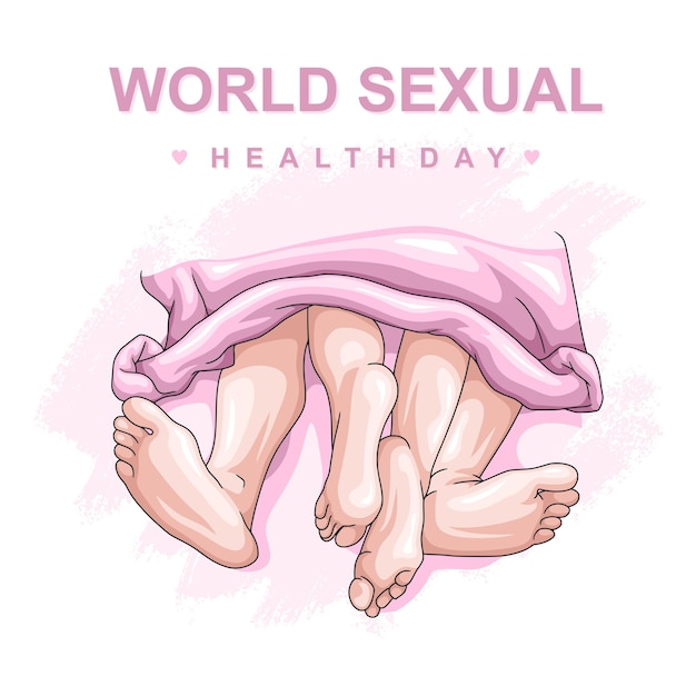 World Sexual Health Day theme with hand drawn style 1