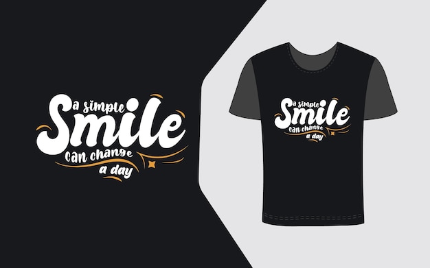 World Smile Day new  Trendy Typography T-shirts designed for celebration.