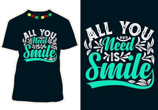 World Smile Day T-shirt Design Vector