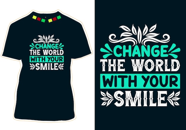 World Smile Day T-shirt Design Vector