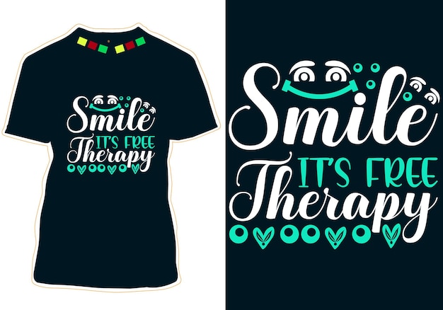 World Smile Day T-shirt Design Vector