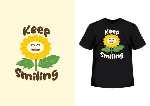 World smile day typography t-shirt design