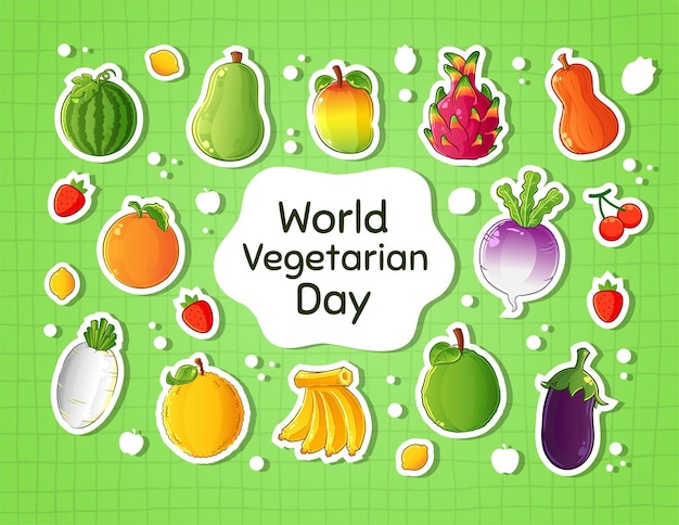 World Vegetarian Day cartoon