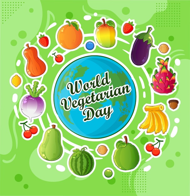 World Vegetarian Day vector