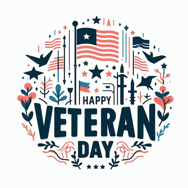 World Veterans Day Illustration Vector Image