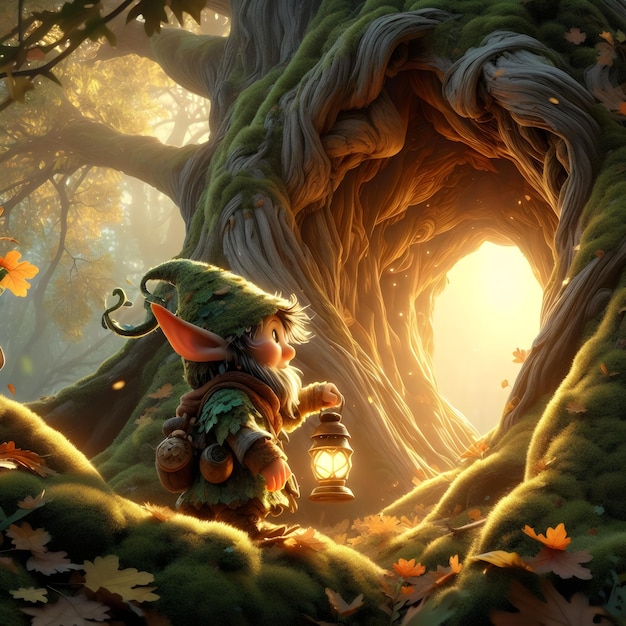 world of warcraft fantasy artwork child adventurer fairy tale character illustration