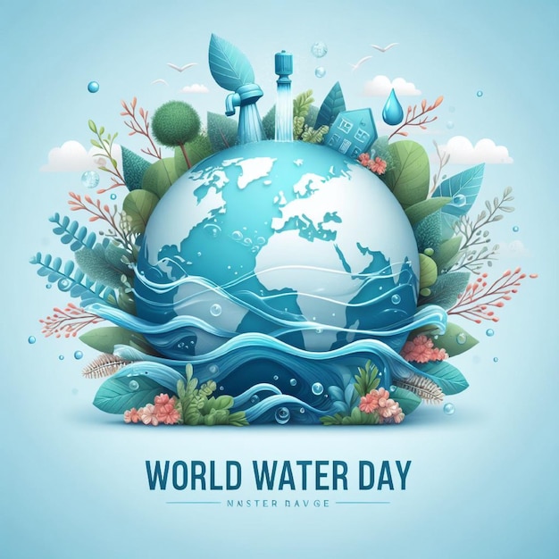 world water day image background