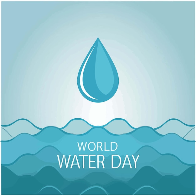 world water day vector