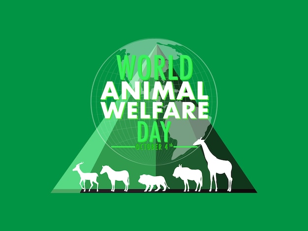 World Wildlife Day with the animals Paper art and digital craft style