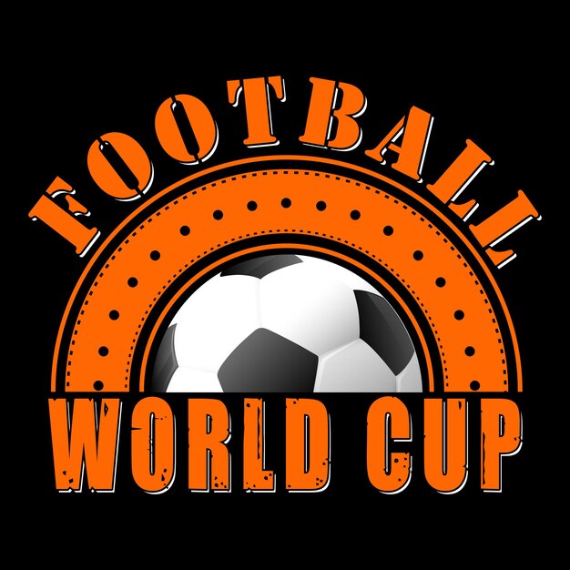 WorldCup Football T shirt Design