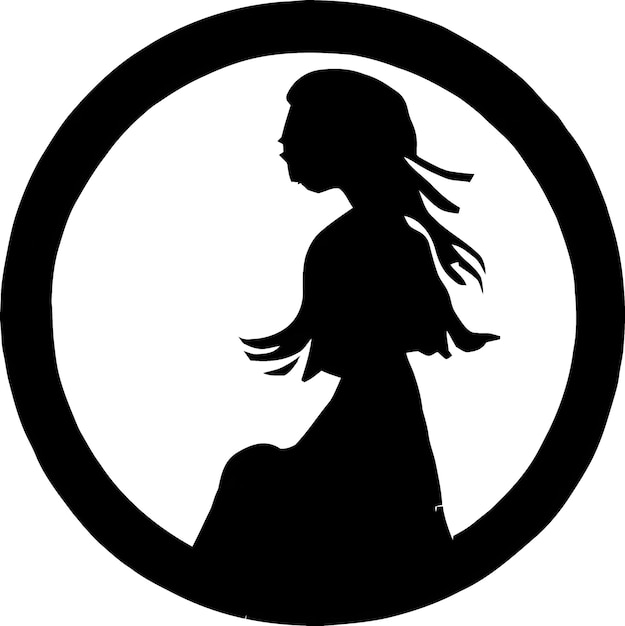 Worried Woman Silhouette