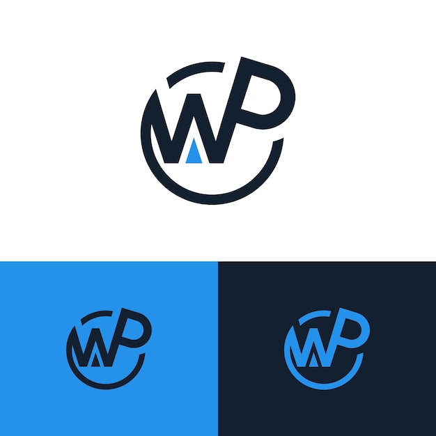 WP Creative Monogram logo design