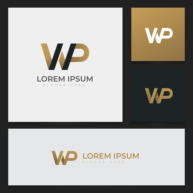 WP Logo Combination Letter simple modern for your Company or Business consulting personal branding