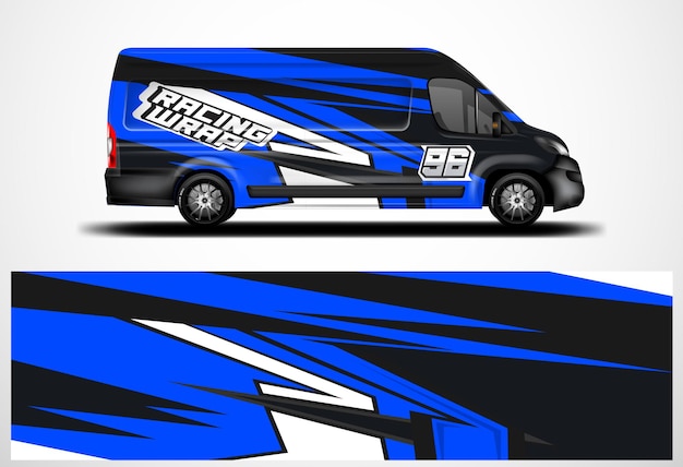 Wrap Van Design Vector