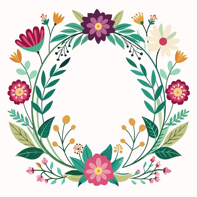 a wreath of flowers and berries is decorated with a wreath