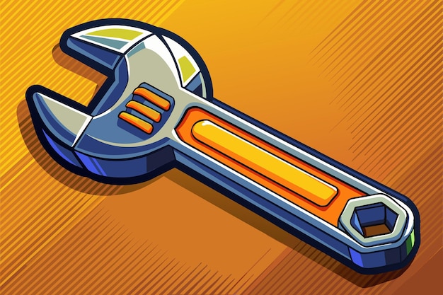 Vector wrench vector graphics illustration eps source file format lossless scaling icon design