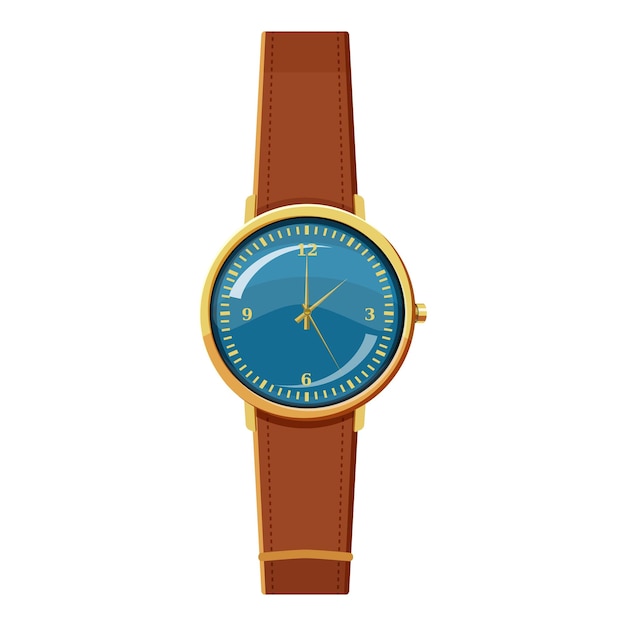 Vector wristwatch icon cartoon illustration of wristwatch vector icon for web