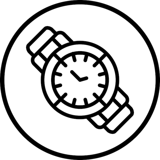 Wristwatch Icon Style