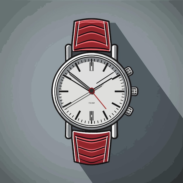 Vector wristwatchclock vector