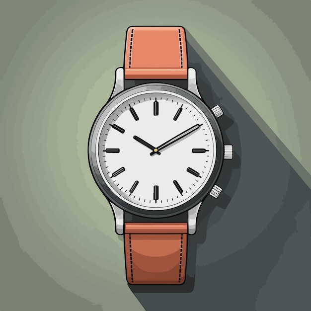 Vector wristwatchclock vector