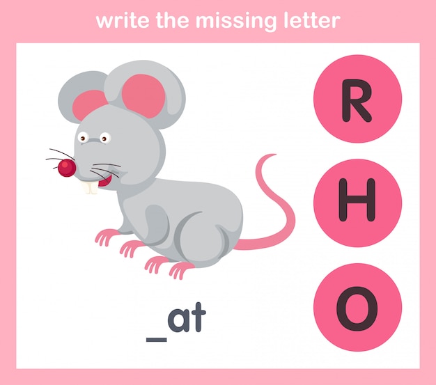 Write the missing letter