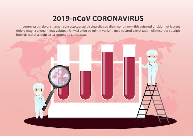 Wuhan coronavirus outbreak Concept.