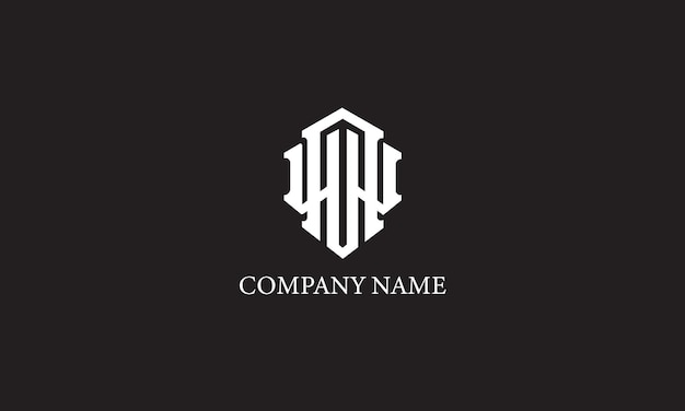 WUN Monogram Logo Design . Company Logo Design