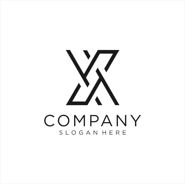 X letter logo design on luxury background XX monogram initials letter logo concept