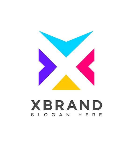 X Letter Logo Icon Brand Identity Sign Symbol Template