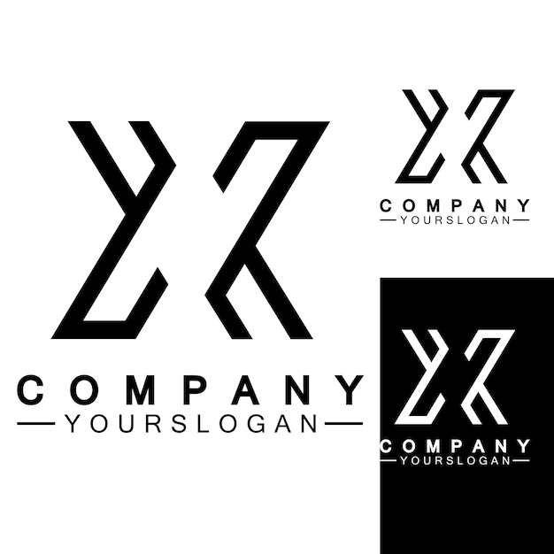 X Letter Logo Template vector icon illustration design