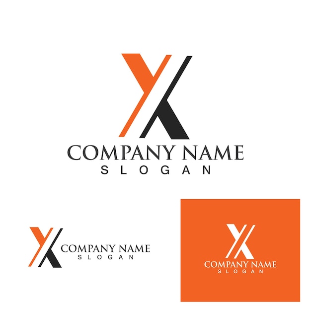 X Letter Logo Template vector icon illustration design