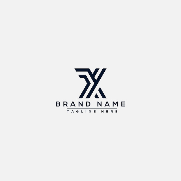 X Logo Design Template Vector Graphic Branding Element