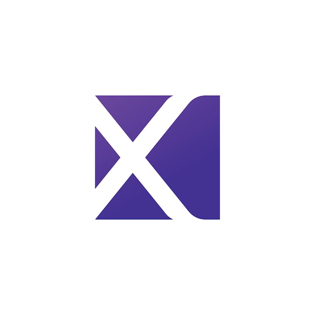 X Logo Design and template